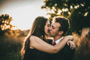 Closeup Photo of Couple Kissing Closeup Photo of Couple Kissing