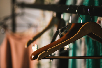 Closeup Photography of Clothes Hanger Closeup Photography of Clothes Hanger
