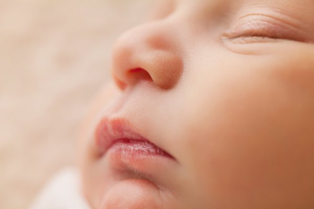 Closeup Sleeping Baby Closeup Sleeping Baby