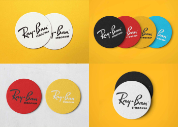 Clothes Coaster Mockup
