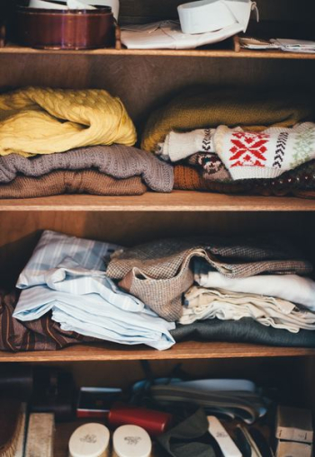 clothes lot on shelf clothes lot on shelf