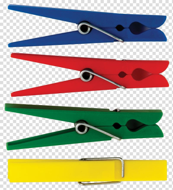 Clothespin Plastic Spring Clothes line, plastic transparent background PNG clipart