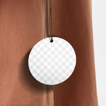 Clothing tag png mockup, transparent | Free PNG Mockup - rawpixel