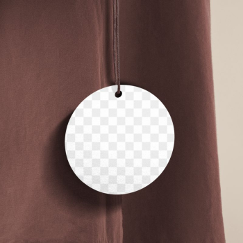 Clothing tag png mockup, transparent | Free PNG Mockup - rawpixel