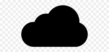 Cloud 9 Icon - Cloud Icon Black Png