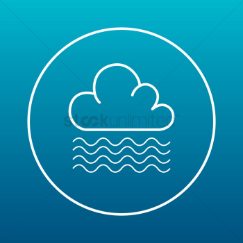 Cloud and water