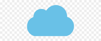 Cloud - Blue Cloud Icon Png