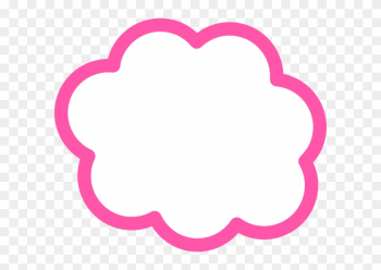 Cloud Clipart Pink Cloud - Pink Cloud Outline Cloud Clipart Pink Cloud - Pink Cloud Outline