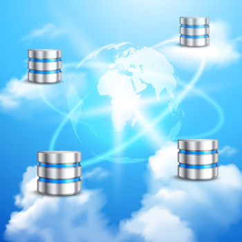 Cloud computing background Cloud computing background