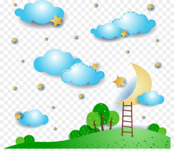 Cloud Download Sky - Cartoon stickers cloud standard Cloud Download Sky - Cartoon stickers cloud standard