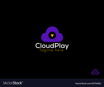 cloud play logo - brand logo design cloud play logo - brand logo design