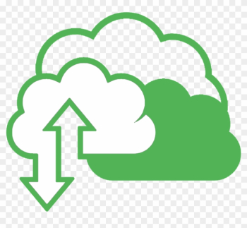 Cloud Services Icon - Clip Art Black And White Thunder