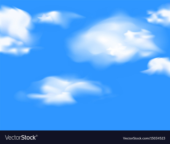 Cloud sky vector image Cloud sky vector image
