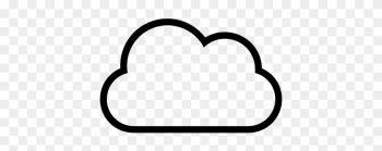 Cloud Stroke Vector - Nube Internet Icono