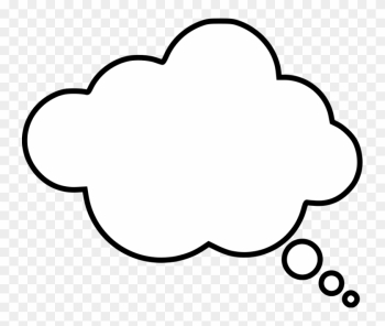 Cloud Thought Bubble - Thought Bubble Clipart Transparent