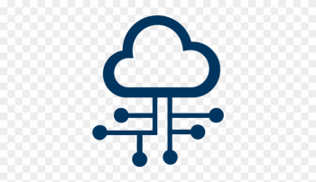 Cloud With Circuit Board Icon It Consolidation Background - Cloud With Circuit Board Icon It Consolidation Background