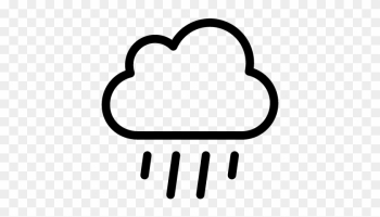Cloud With Rain Drops Vector - Rain Symbol Png Cloud With Rain Drops Vector - Rain Symbol Png