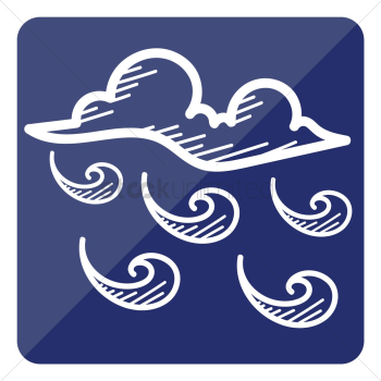 Cloud with strong winds Cloud with strong winds