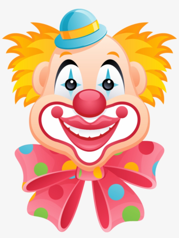 Clown Clipart Smile - Happy Clown Faces Clip Art - Free ...