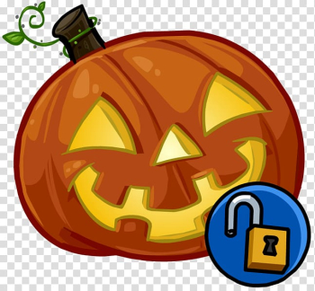 Club Penguin Jack-o'-lantern Pumpkin Wiki, pumpkin head transparent background PNG clipart