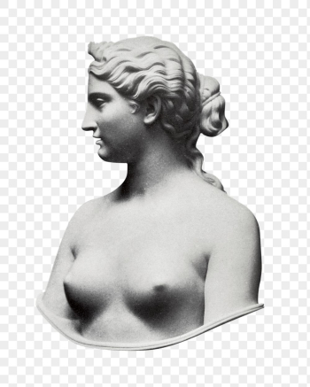 Clytie water nymph png sculpture, | Free PNG Sticker - rawpixel