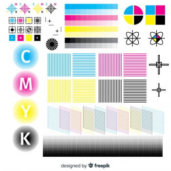 Cmyk calibration element collection Cmyk calibration element collection