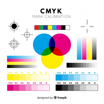 Cmyk calibration element collection Cmyk calibration element collection
