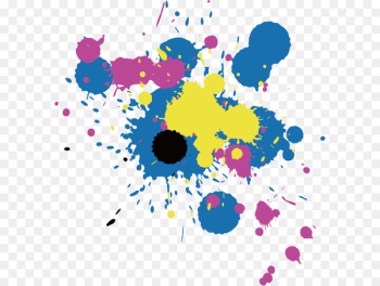 CMYK color model Splash Logo - Colorful ink jet material CMYK color model Splash Logo - Colorful ink jet material