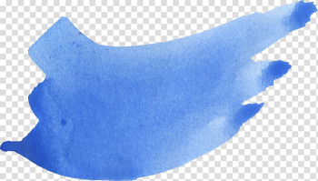 Cobalt blue Turquoise Watercolor painting, watercolor brush stroke transparent background PNG clipart