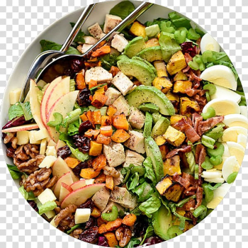 Cobb salad Vinaigrette Caesar salad Apple cider Pasta salad, salad transparent background PNG clipart