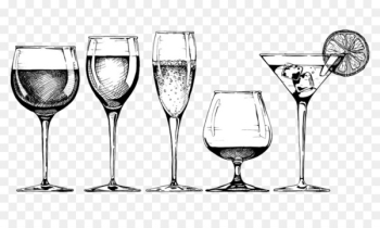 Cocktail Cosmopolitan Vodka Martini Drawing - Sketch glass Cocktail Cosmopolitan Vodka Martini Drawing - Sketch glass