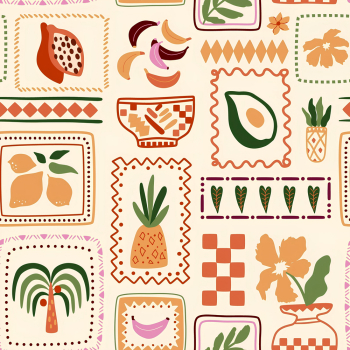 Coclorful seamless vector pattern