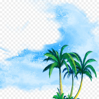 Coconut - Creative summer beach Coconut - Creative summer beach