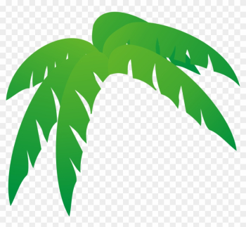 Coconut Palm Leaf Clip Art - Palm Tree Leaves Clip Art