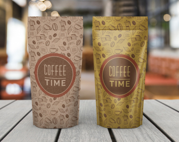 Coffee bags mockup Free Psd