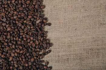Coffee Beans On Burlap Coffee Beans On Burlap
