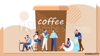 Coffee break concept Coffee break concept