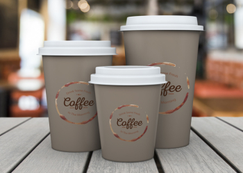 Coffee cup mockup Free Psd