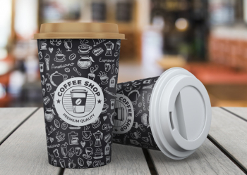 Coffee cup mockup Free Psd