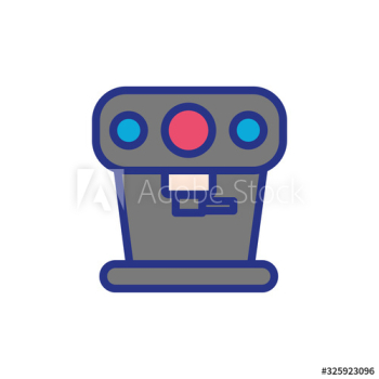 coffee dispenser machine drink icon coffee dispenser machine drink icon
