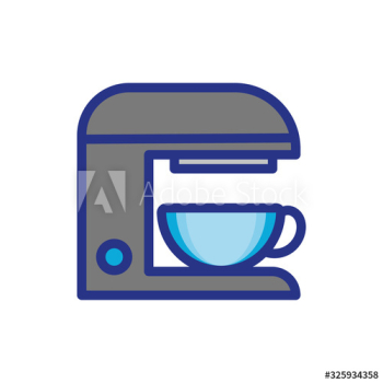 coffee dispenser machine drink icon coffee dispenser machine drink icon