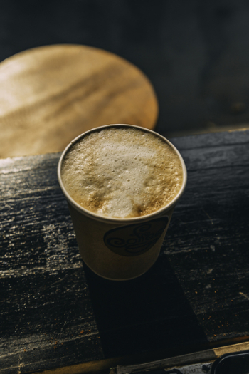 Coffee Filled Plastic Cup