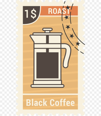 Coffee Latte Cappuccino Cafe Caffxe8 mocha - Vector coffee stamp 