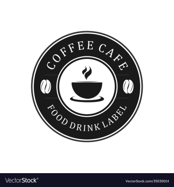 coffee logo for cafe resto and product label