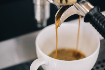 Coffee Machine Pour Close Up Coffee Machine Pour Close Up