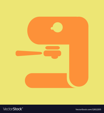 Coffee machine vector image Coffee machine vector image