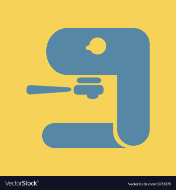 Coffee machine vector image Coffee machine vector image