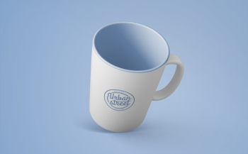 Coffee mug mockup for merchandising Free Psd