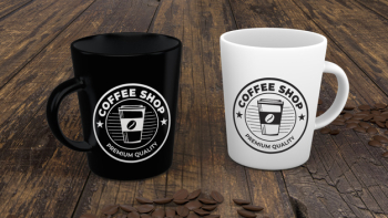 Coffee mug mockup Free Psd