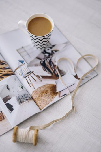 Coffee with home decor magazines Coffee with home decor magazines